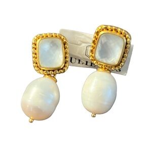 Julie Vos Marbella Earring | Crystal/Pearl